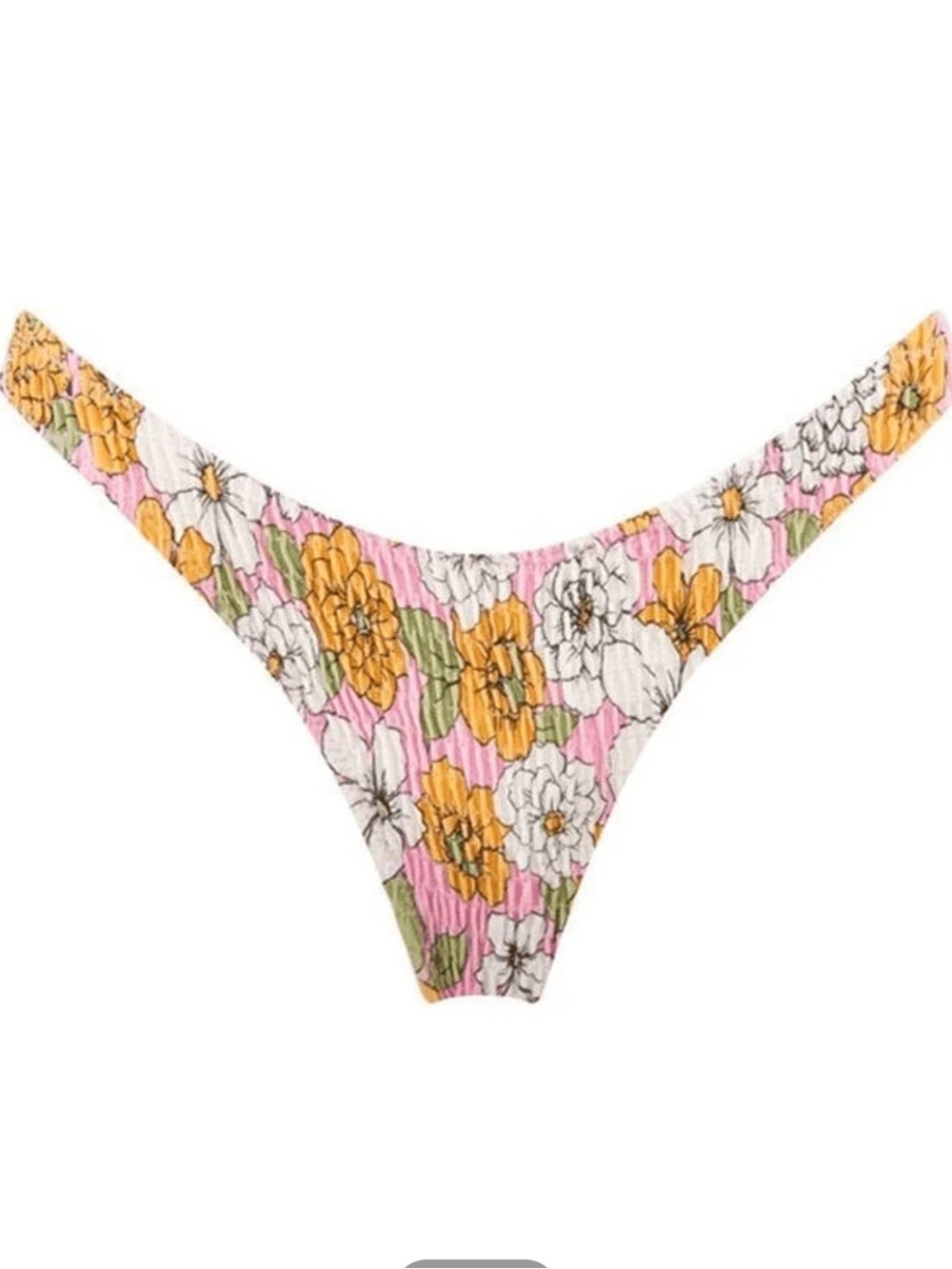 Anotherchill Floral Smocked Bikini Set - Pink - Picture 6 of 10